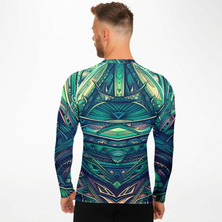 WARRIOR MODE Men's Rashguard - ACIDMATH AI