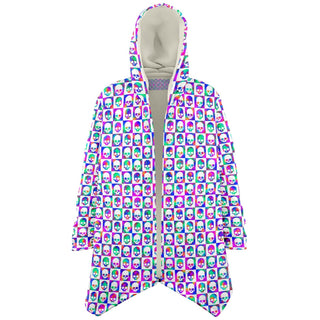 PSY SKULL Microfleece Cloak - AOP | ARTDESIGNWORKS