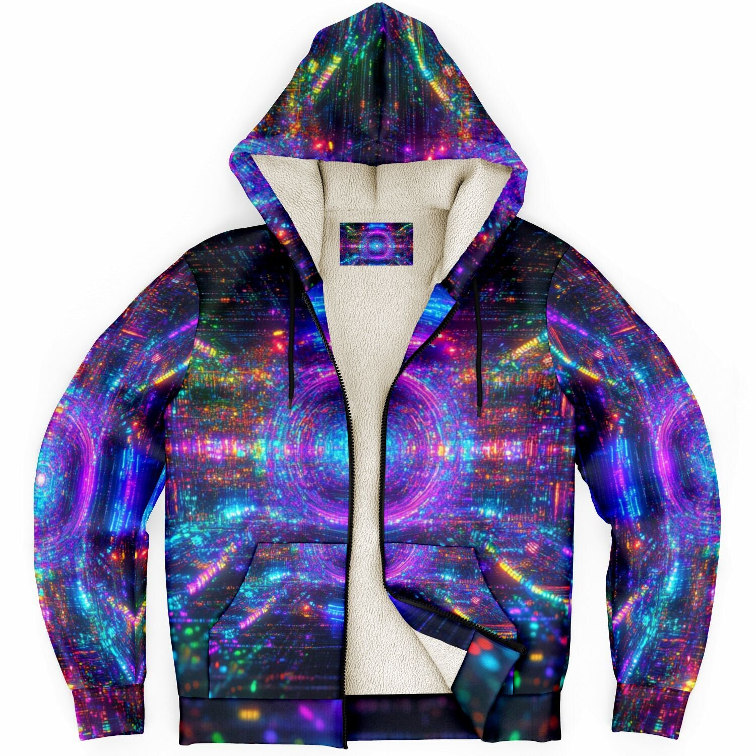 Galaxy orders Hoodie Micro Fleece Zip Up