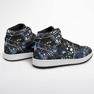 BLACK PRISIM Motion High Top Shoes - ACIDMATH AI