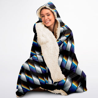 WARPED Hooded Blanket Sherpa - AUSTIN BLAKE
