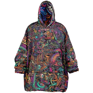 DEEP ACID TRIP Reversible Snug Hoodie
