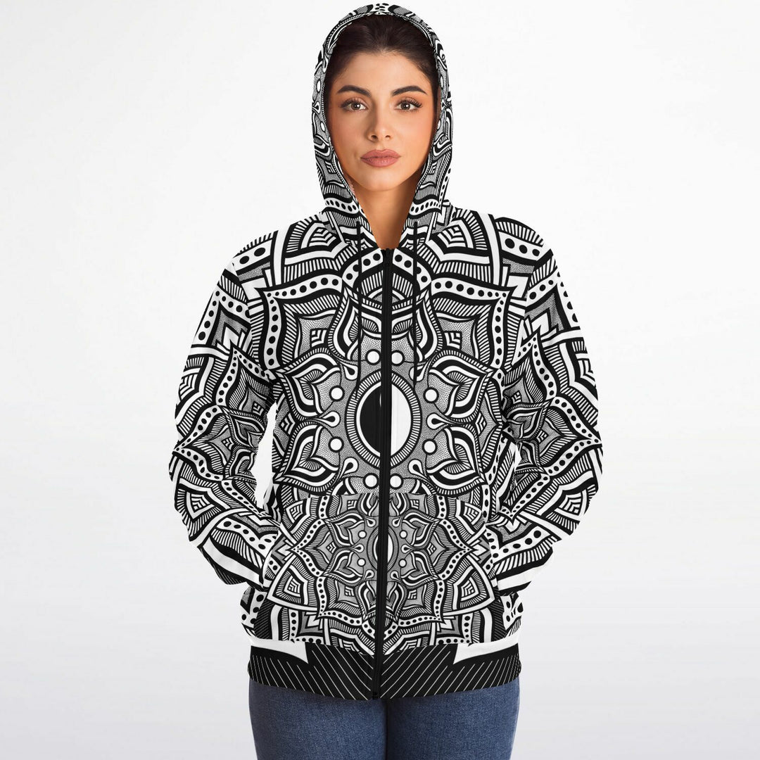 YIN YANG Microfleece Ziphoodie - BROCK SPRINGSTEAD