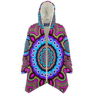 SUNSET Microfleece Cloak - PSYCHEDELIC POUR HOUSE