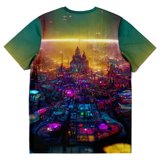 ALIEN CITY T-shirt | ACIDMATH AI