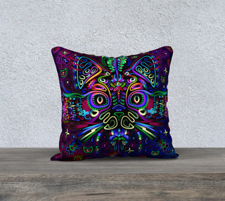 MYSTIC CAT 18" x 18" Pillow Case  | TAS
