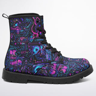 NEON OWL City Strider Boots -ACIDMATH AI