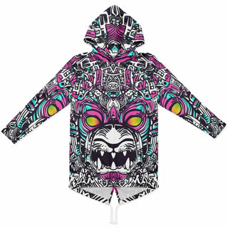 MONKEY MIND Heavyweight Elongated Hoodie - AOP