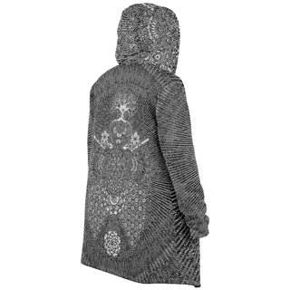 GEOMETRIC BUZZ Microfleece Cloak - MIL ET UNE
