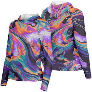 EXISTENCE Women's Long Sleeve Hooded Performance Shirt - MALA VIDA