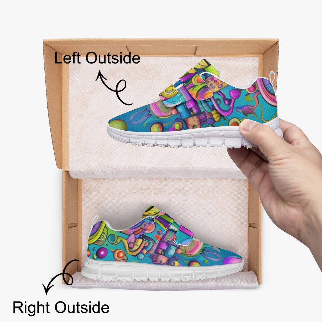 BABIBLU Kids Lightweight Velcro Sneaker | acidmath ai