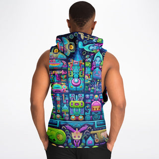 GIZZY Fashion Drop Armhole Hoodie - ACIDMATH AI