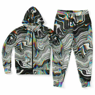 OIL SPILL Fashion Ziphoodie & Jogger - AOP | ARTDESIGNWORKS