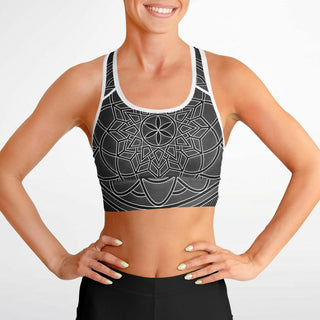hEDRON Mesh Padded Sports Bra -BROCK SPRINGSTEAD
