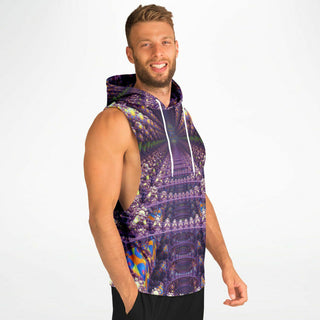 FRACTAL SYMMETRY Fashion Drop Armhole Hoodie - FRACTUALLY