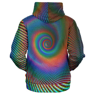 PSY SPIRAL Fashion Zip-Up Hoodie
