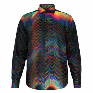 SQUIGLLED Long Sleeve Button Down Shirt