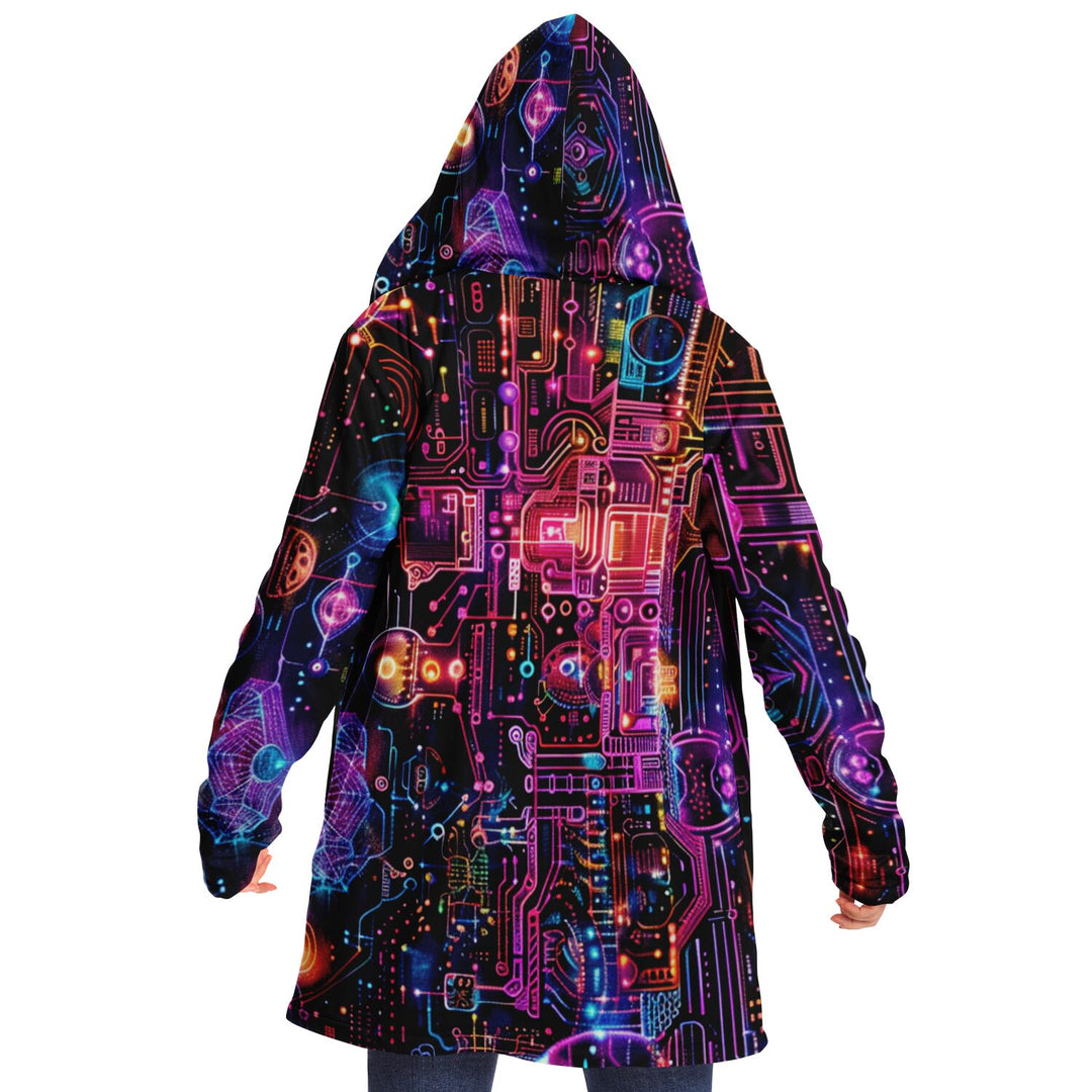 GRIDSTYLES Microfleece Cloak - ACIDMATH AI