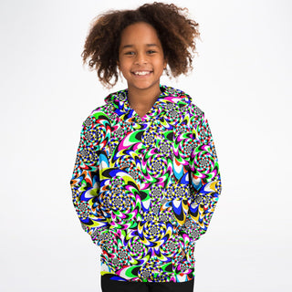 OPTICAL Athletic Kids Hoodie - AOP | ARTDESIGNWORKS
