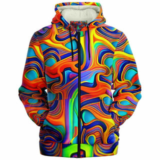 SQUIGS Microfleece Ziphoodie - ACIDMATH AI