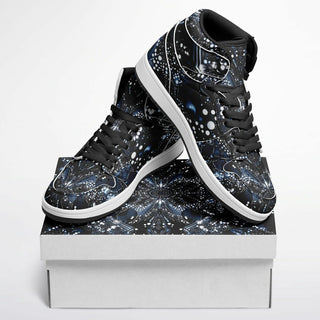 BLACK PRISIM Motion High Top Shoes - ACIDMATH AI