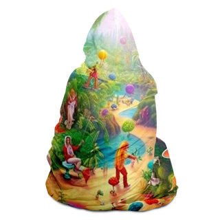 SUNDAY MORNING Hooded Blanket - AOP | ACIDMATH AI