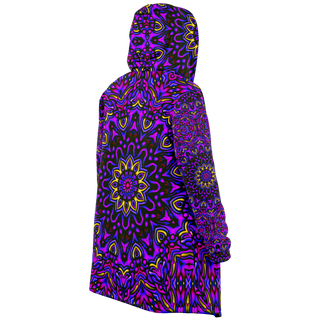 Fuchsia Fields - Imran -Microfleece Cloak - AOP