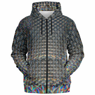 FLOWER OF LIFE Fashion Zip-Up Hoodie