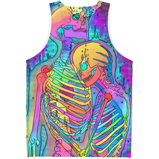 SKELETON LOVE Unisex Tank Top - PHAZED