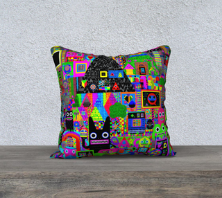 USUAL SUSPECTS 18" x 18" COTTON PILLOW CASE