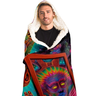 ENTITY BLAST Hooded Blanket - SALVIA DROID x ACIDMATH AI