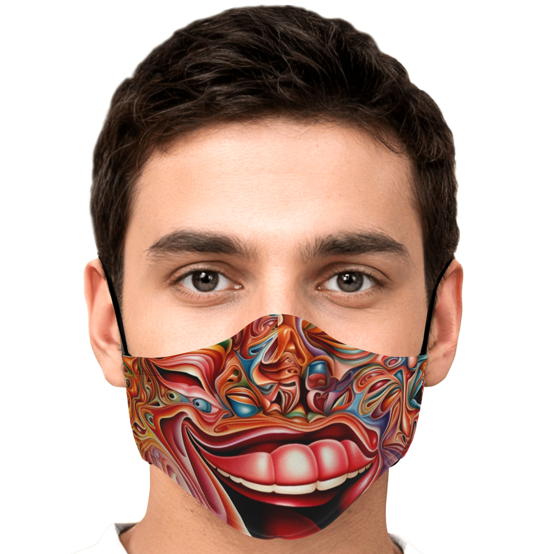 WILD FACE Fashion Face Mask - ARTFOOL x ACIDMATH AI