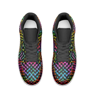 MICRODOTS Unisex Low Top Leather Sneakers | ARTDESIGNWORKS