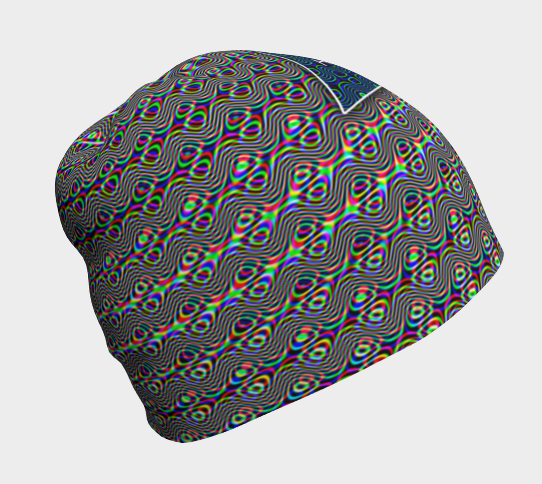 AcidMath Psych Waves | Beanie | PatternNerd