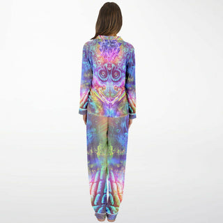 BUTTERLY Women's Satin Pajamas -| SALVIA DROID