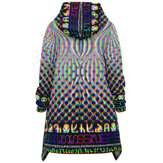 Hieroglyphs Heavyweight Elongated Cloak - Hakan Hisim