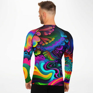 COLOR SPLASH Men's Rashguard - ACIDMATH AI
