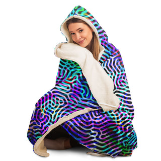 CYAMATICS Hooded Blanket - AOP | ARTDESIGNWORKS