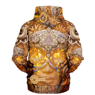 OPEN ANCIENT EYES Fashion Hoodie - LIGHT WIZARD