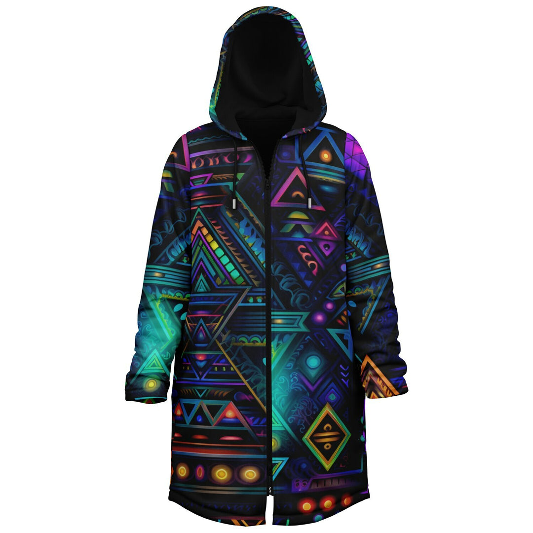 CYBER NIGHTS Zipper Cloak - ACIDMATH AI