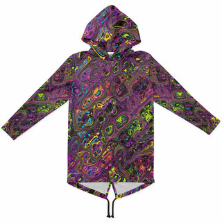 MICRO BUBBLES Fashion Elongated Hoodie -HUBERT S