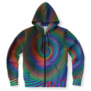 PSY SPIRAL Fashion Zip-Up Hoodie