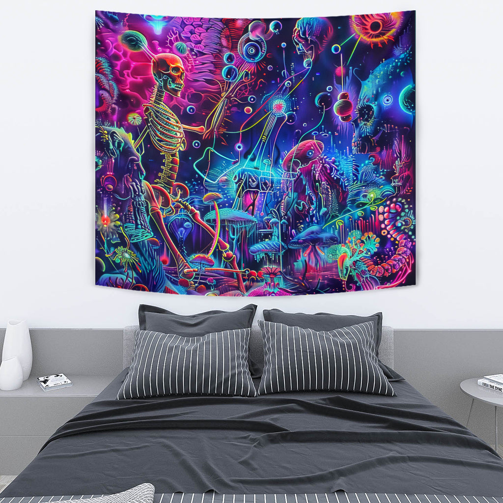 BARDO WALK TAPESTRY | ACIDMATH AI