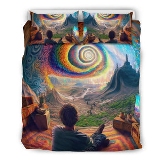 SCENERY BEDDING SET | ACIDMATH AI