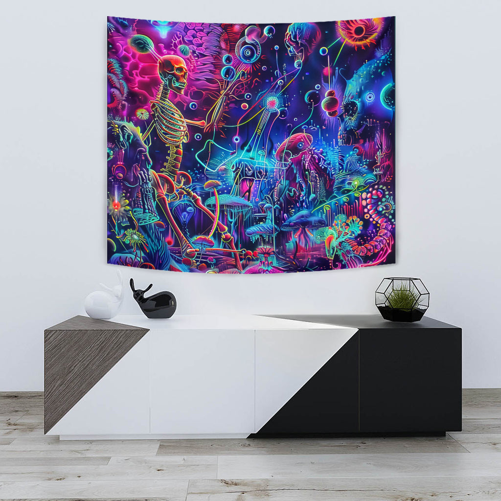 BARDO WALK TAPESTRY | ACIDMATH AI