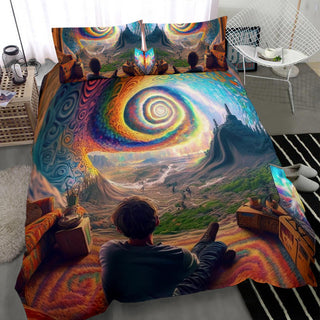 SCENERY BEDDING SET | ACIDMATH AI