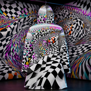 OPTICAL ILLUSIONS Microfleece Cloak