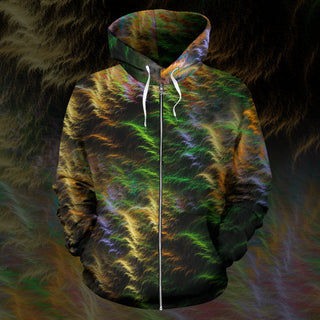 Trippy Clouds | Zip Up Hoodie | POLARIS