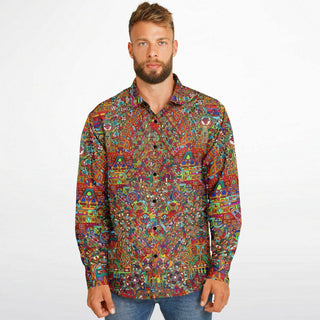MANTRA Long Sleeve Button Down Shirt - AOP | LACHLAN WARDLAW