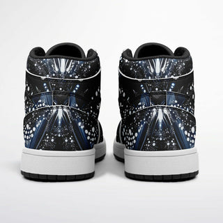 BLACK PRISIM Motion High Top Shoes - ACIDMATH AI